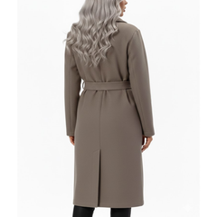 Doubel Breasted Premium Wool Overcoat For Women