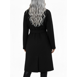 Doubel Breasted Premium Wool Overcoat For Women