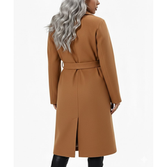 Doubel Breasted Premium Wool Overcoat For Women