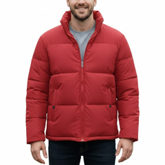 Men's Parachute Puffer Quilted Bomber Winter Jackets