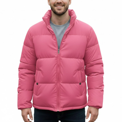 Men's Parachute Puffer Quilted Bomber Winter Jackets