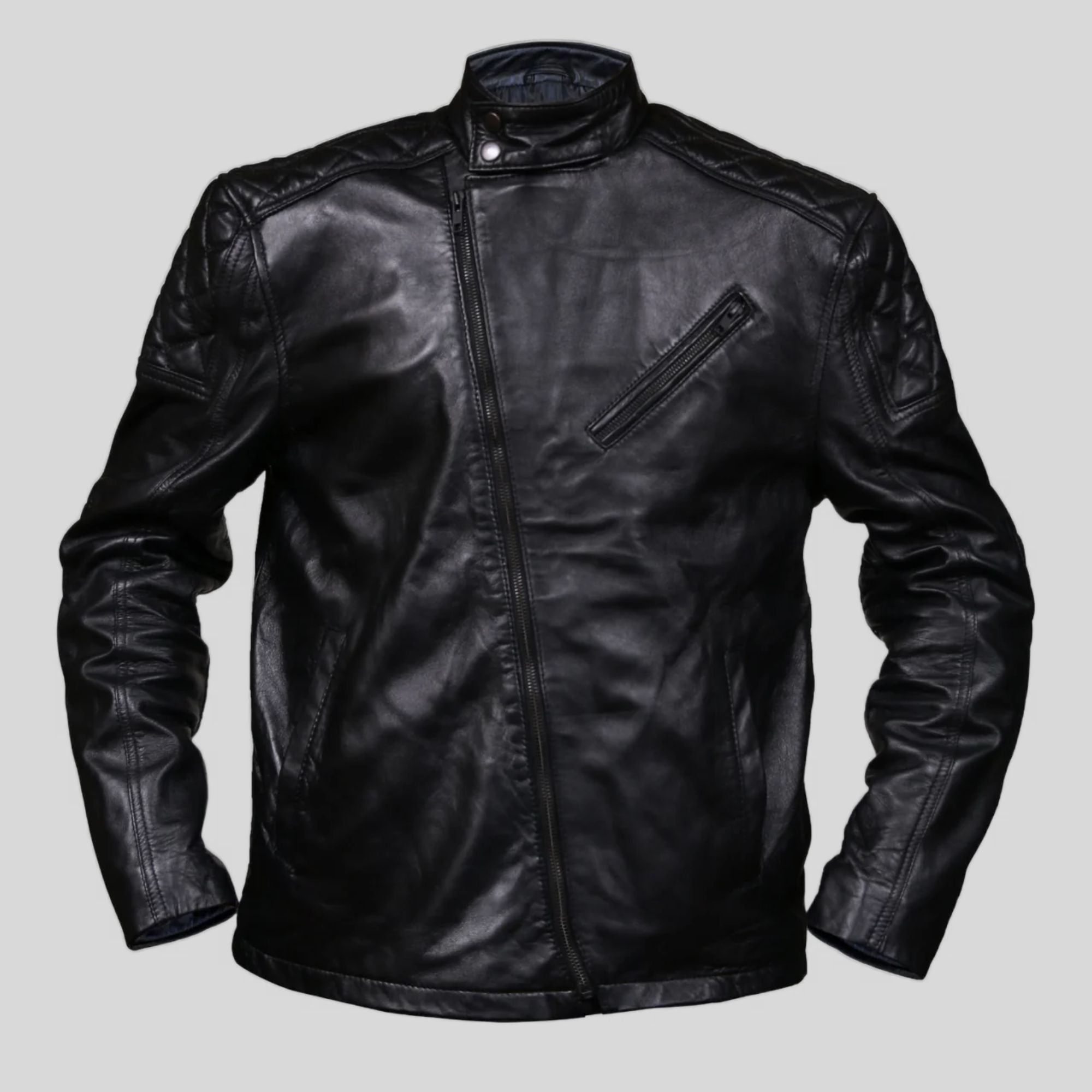 musterbrand metal gear solid Metal Gear Solid 5 The Phantom Pain Snake Biker Leather Jacket 2XL