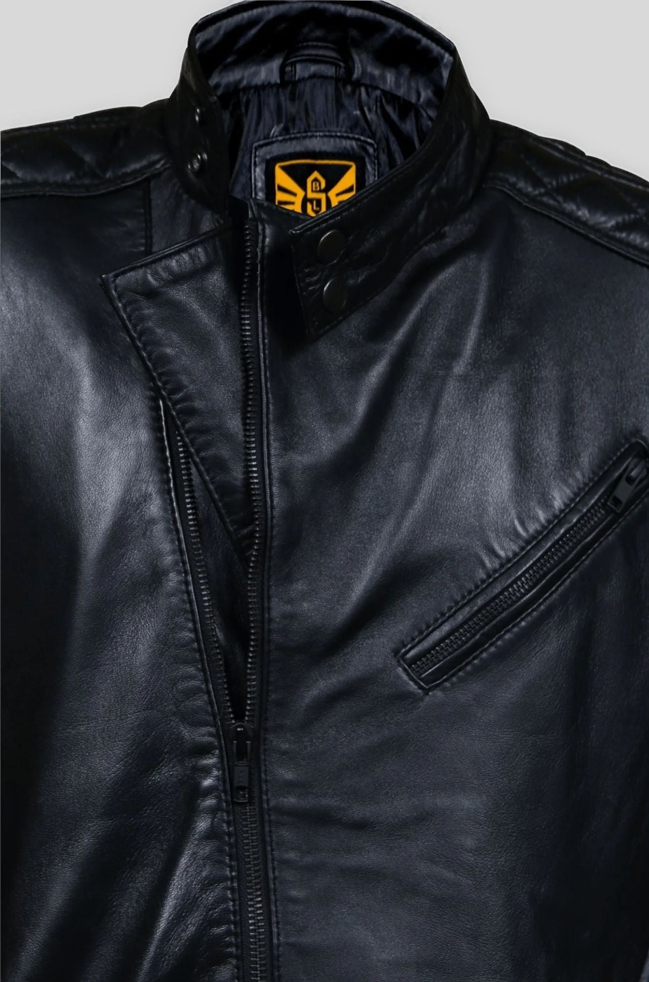metal gear solid bomber jacket Metal Gear Solid 5 The Phantom Pain Snake Biker Leather Jacket 2XL