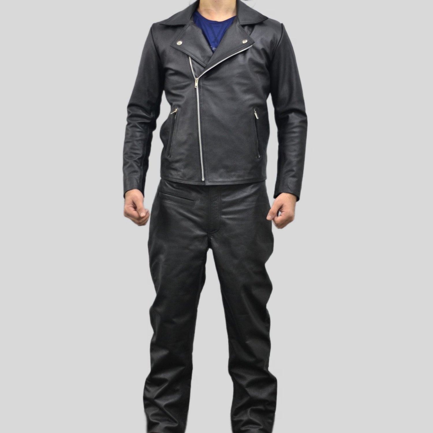 Mad Max The Road Warrior Mel Gibson Black Leather Jacket And
