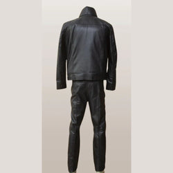 ELVIS Presley 1968 American singer comeback special Black leather Suit Jacket/Pant