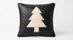 Minimalist Christmas Tree Winter Cushion Cover – Holiday Decor