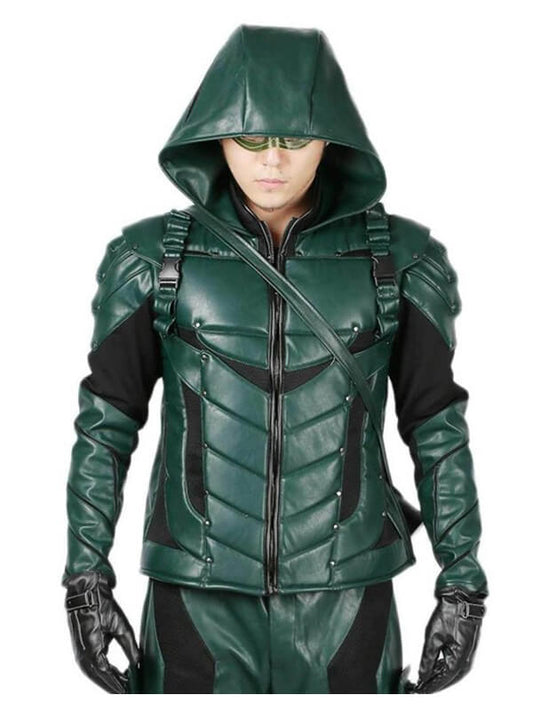 Arrow Stephen Amell Green Killer Costume