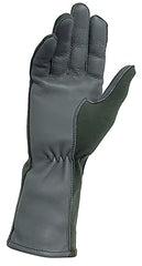 Nomex Military Flight Gloves Olive Drab | Genuine Leather Pilot & Aviator Gloves