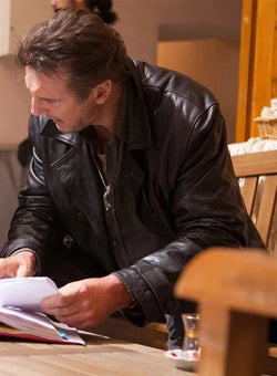 Taken 2 Liam Neeson Bryan Mills Movie Leather Coat