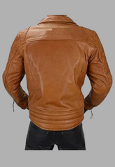 Biker Motorcycle Quilted Designer Leather Jacket