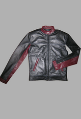 The Dark Knight Bruce Wayne Biker Leather Jacket
