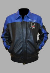 Mens Classic Designer Racer Brown Leather Jacket