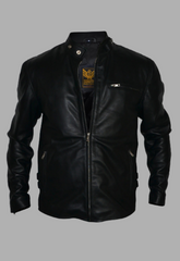 Mens Designer Motorcycle Racer Leather Jacket