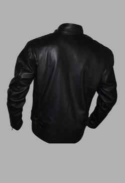 Mens Designer Motorcycle Racer Leather Jacket