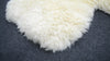 White Shearling Fur Sheepskin Luxury Real Carpet Mat Home Decor Rug