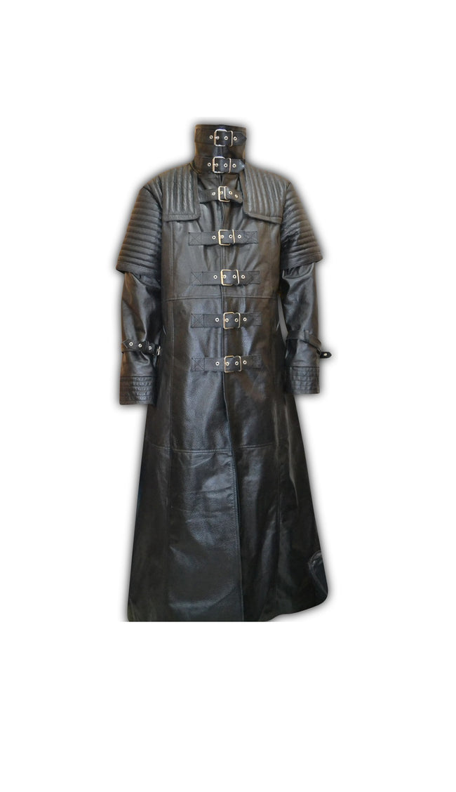 Hugh Jackman Van Helsing Brown Leather Long Trench Coat