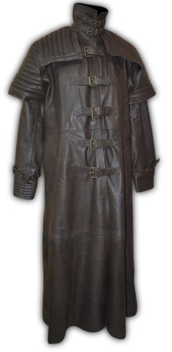 Hugh Jackman Van Helsing Brown Leather Long Trench Coat