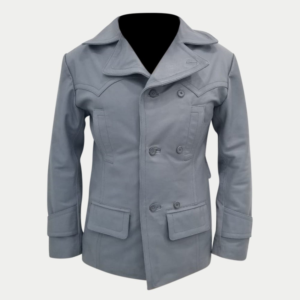 Submarine World War 2 German Three Qaurter Leather Coat