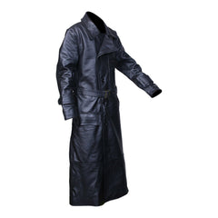 World War 1 R.F.C. Black Leather Flying Long Coat