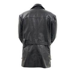WW1 1917 U.S. Army Air Service Pilot Flying Barnstormer Black Leather Coat