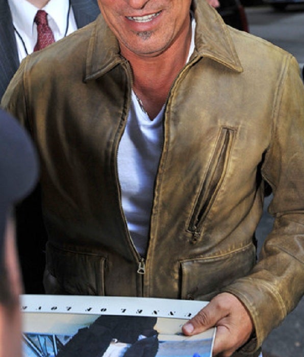 Bruce Springsteen Four Pocket Leather Jacket - SouthBeachLeather