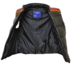 Vintage Tyler Durden Fight Club Simpson Puffer Leather Vest