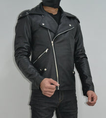 The Goose Mad Max Rockatansky Cop Biker Leather Jacket