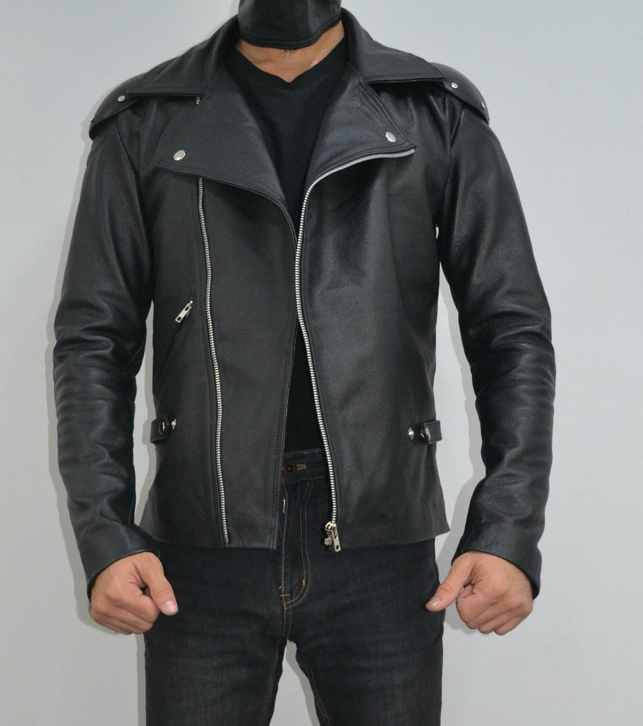 The Goose Mad Max Rockatansky Cop Biker Leather Jacket