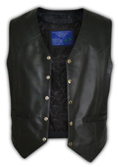 Mens Biker Designer Motorbike Leather Vest