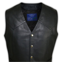 Mens Biker Designer Motorbike Leather Vest