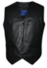 Mens Biker Designer Motorbike Leather Vest