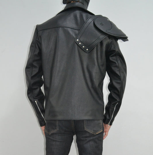 Mad Max 2 Road Warriors Tom Hardy Leather Jacket with Removable Zipper Sleeves