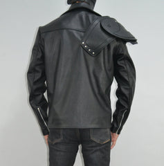 Mad Max 2 Road Warriors Tom Hardy Leather Jacket with Removable Zipper Sleeves