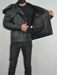 Mad Max 2 Road Warriors Tom Hardy Leather Jacket with Removable Zipper Sleeves