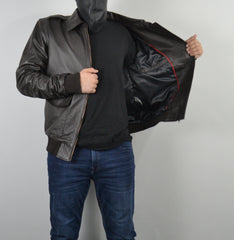 United States Of America Bomber  Leather Jacket