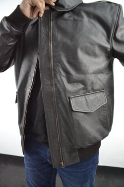 United States Of America Bomber  Leather Jacket