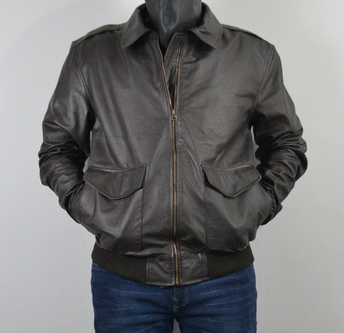 United States Of America Bomber  Leather Jacket