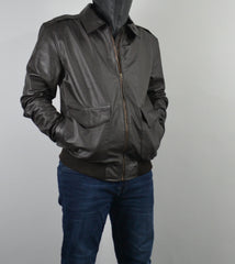 United States Of America Bomber  Leather Jacket