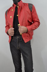 Akira Kaneda Anime Pill Capsule Red Motorcycle Jacket Leather Jacket