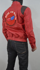Akira Kaneda Anime Pill Capsule Red Motorcycle Jacket Leather Jacket