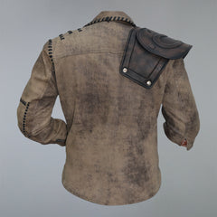 Mad Max 4 Fury Road Tom Hardy Distressed Leather Biker Jacket