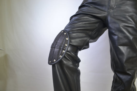 Mad Max 2 Road Warrior Costume Leather Knee Pads 1 PIECE