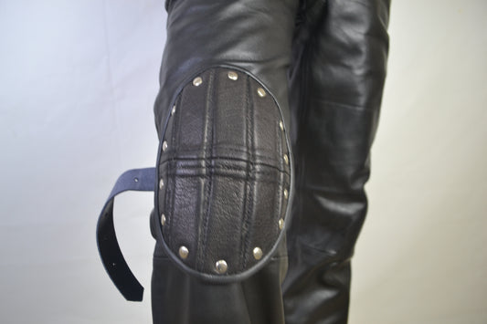 Mad Max 2 Road Warrior Costume Leather Knee Pads