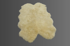 White Shearling Fur Sheepskin Luxury Real Carpet Mat Home Decor Rug