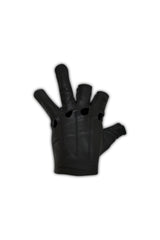 Mad Max 2 Road Warrior Leather Gloves | Black Genuine Leather Biker Gloves