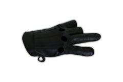 Mad Max 2 Road Warrior Leather Gloves | Black Genuine Leather Biker Gloves