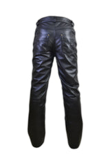 5 Pocket Jeans Style Leather Pant - SouthBeachLeather