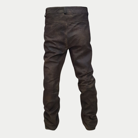 Mad Max Fury Road Motorcycle Biker Rugged Leather Jeans Pants