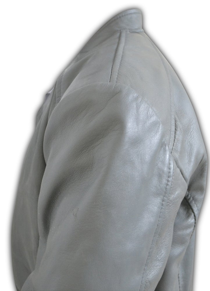 Designers V-Neck Plain Pullover Leather Shirt - SouthBeachLeather