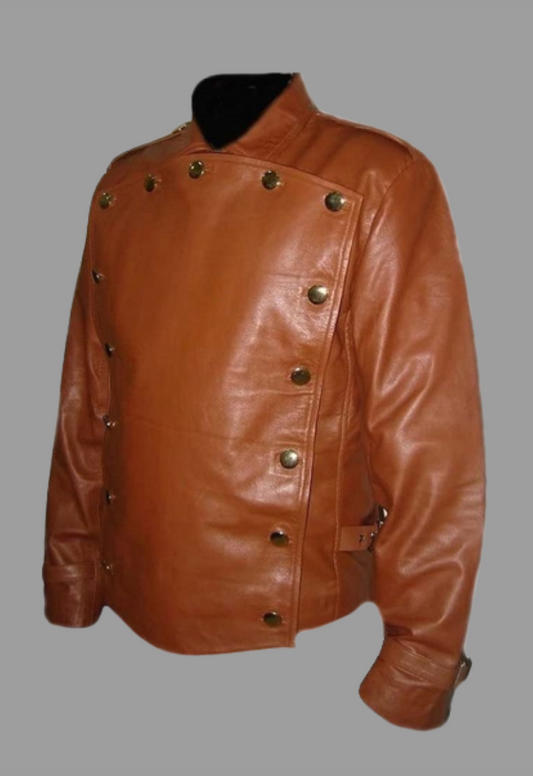 The Rocketeer Billy Campbell Brown Leather Jacket